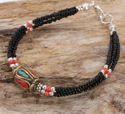 Tibet jewelry bead bracelet, ethno bracelet, buddhist jewelry, yoga jewelry - model 1