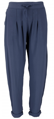 Slim pants, pencil pants, summer pants - navy blue