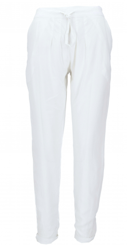 Slim pants. Pencil trousers, summer trousers - white