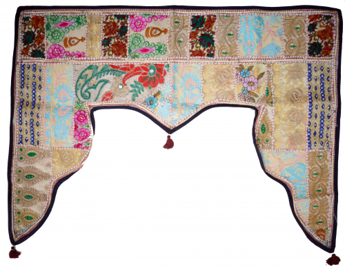 Orientalischer Wandbehang, indischer Trbehang, Wimpel Wandteppich, Wanddekoration, Tr Deko Einzelstck 100*80 cm - Design 21