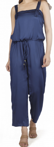 Boho Jumpsuit, Sommer Overall, luftiger Einteiler - blau