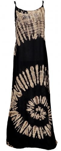 Batik maxi dress, beach dress, summer dress, long dress - black