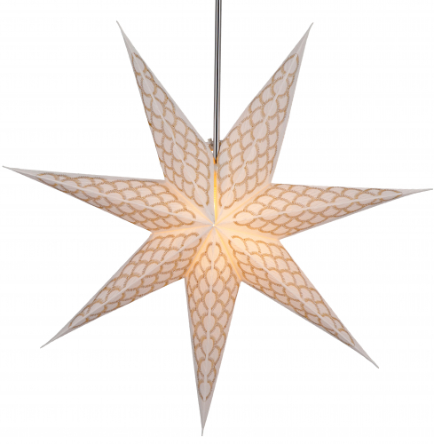 Faltbarer Advents Leucht Papierstern, Weihnachtsstern 60 cm - Luxury Rama