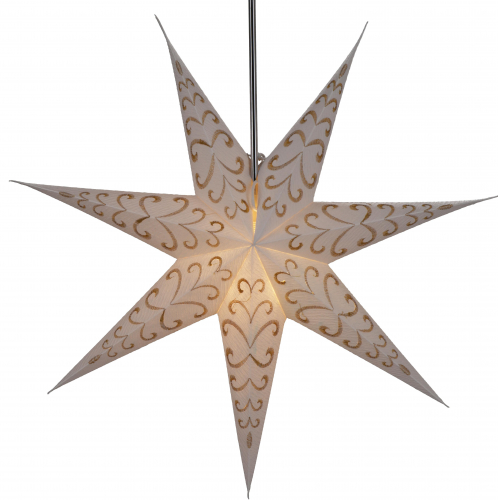 Faltbarer Advents Leucht Papierstern, Weihnachtsstern 60 cm - Luxury Riva
