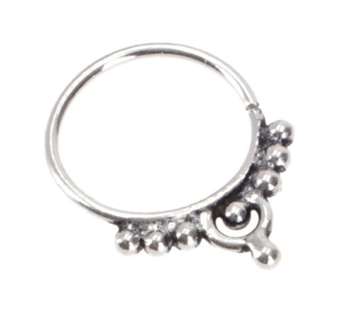 Creole, septum ring, nose ring, nose piercing, mini earring, ear piercing - model 23 1 cm
