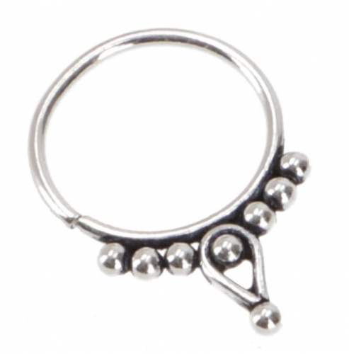 Creole, septum ring, nose ring, nose piercing, mini earring, ear piercing - model 10 1,2 cm