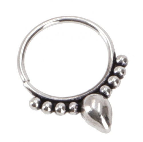 Creole, septum ring, nose ring, nose piercing, mini earring, ear piercing - model 11 1 cm