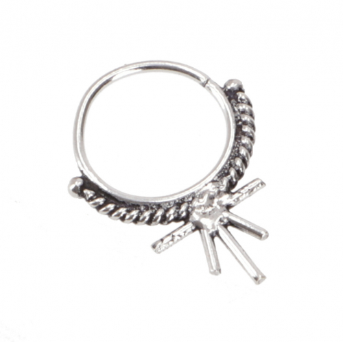 Septum ring, nose ring, nose piercing, mini earring, ear piercing - model 13 1 cm