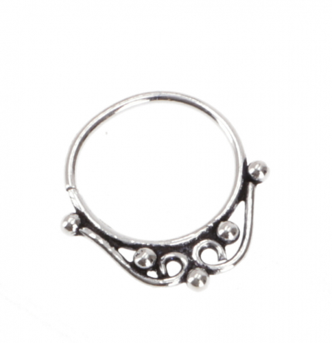 Creole, septum ring, nose ring, nose piercing, mini earring, ear piercing - model 24 1 cm