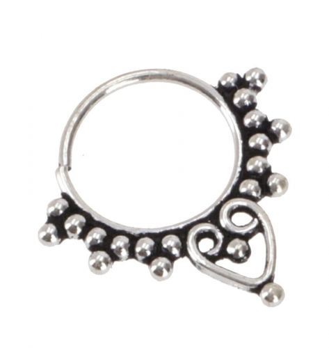 Creole, septum ring, nose ring, nose piercing, mini earring, ear piercing - Model 26 1 cm