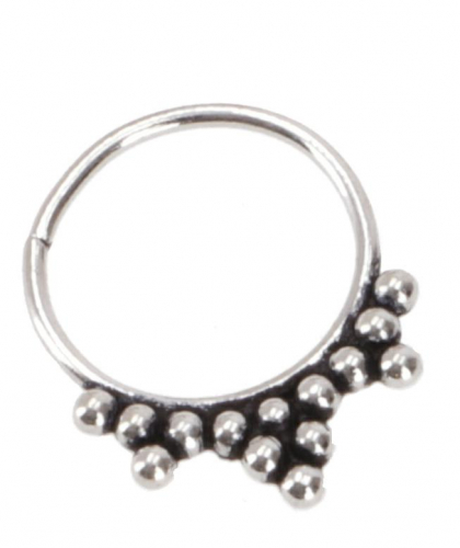 Creole, septum ring, nose ring, nose piercing, mini earring, ear piercing - model 14 1 cm