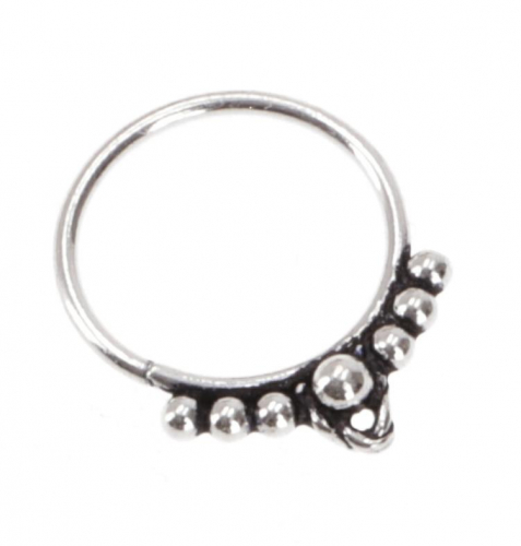 Creole, septum ring, nose ring, nose piercing, mini earring, ear piercing - model 25 1 cm