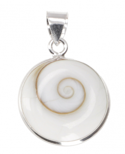 Silver pendant with Shiva shell in various sizes - 15