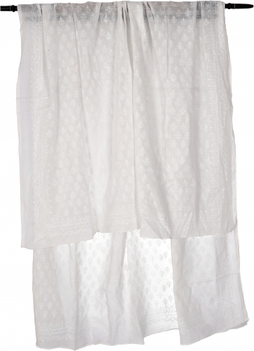 Leichter Pareo, Sarong, handbedrucktes Baumwolltuch - Farb Kombination 27 - 190x120 cm