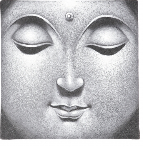 Kleiner Buddha auf Leinwand 40*40 cm - Motiv 15