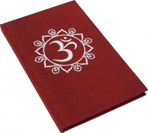 Notebook, diary - OM red - 17x11x1 cm 