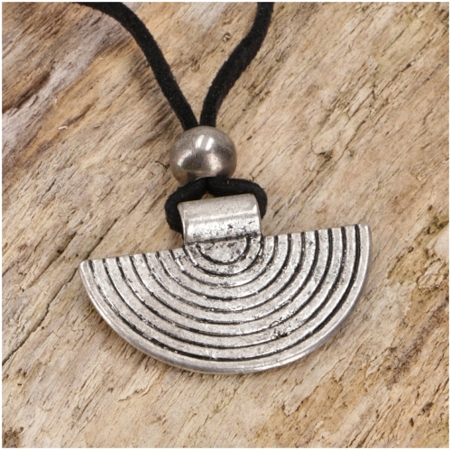 Ethno necklace, costume jewelry - half spiral - 3x3,5 cm