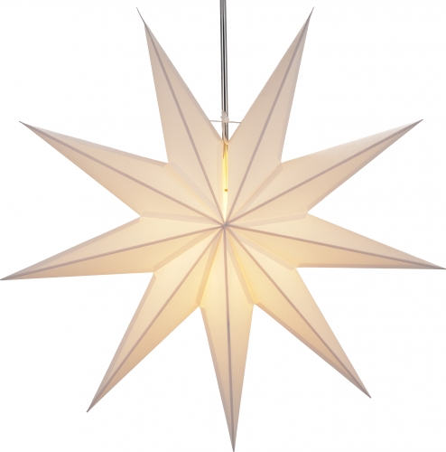 Faltbarer Advents Leucht Papierstern, Weihnachtsstern 70 cm - Zena