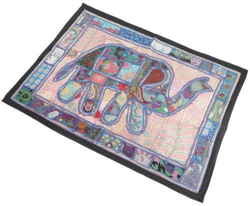 Oriental elephant table runner, wall hanging, single piece 95*65 cm - motif 24