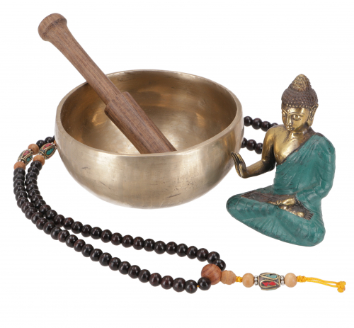 Handmade singing bowl with long-lasting sound, Tibetan singing bowl - 10 cm