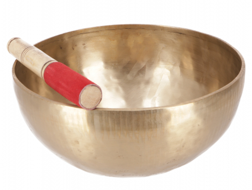 Handcrafted singing bowl with long-lasting sound, Tibetan singing bowl - 24 cm