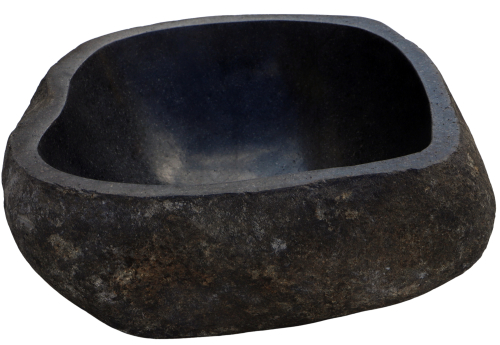 River stone bowl, bird bath approx. 30 cm - 10