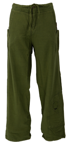 Goa pants, ethno pants, outdoor pants - olive
