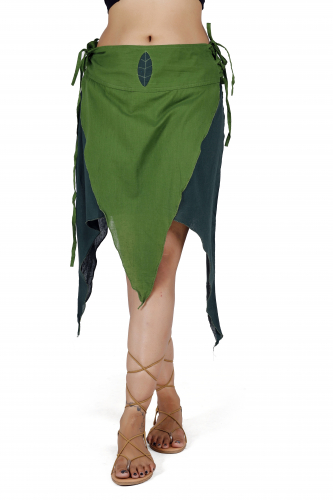 Tail skirt elves skirt - green