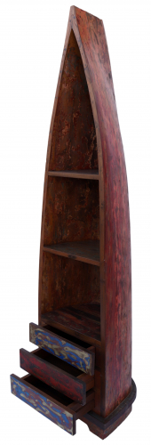 Boat shelf, bookshelf made from old boat hull 220 cm - Boat 11