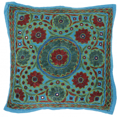 Cushion cover, oriental cushion cover, embroidered decorative cushion cover - pattern 13 - 40x40x0,5 cm 