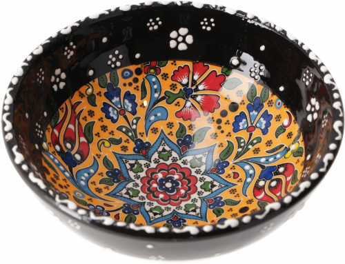 1 Stk. Orientalische Keramikschssel, Schale, Mslischale, handbemalt -  12 cm / Modell 12