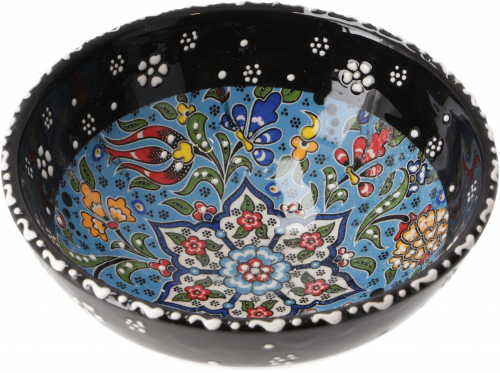 1 Stk. Orientalische Keramikschssel, Schale, Dekoschale, handbemalt -  12 cm /Modell 16