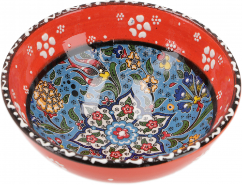 1 Stk. Orientalische Keramikschssel, Schale, Dekoschale, handbemalt -  12 cm / Modell 20