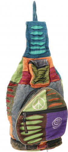 Hippie backpack, patchwork Nepal backpack - 35x23x23 cm 