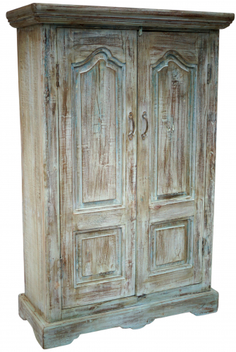 Closet, side cabinet, chest of drawers, closet, solid wood, vintage look, chabby chic - model 5 - 128x84x32 cm 