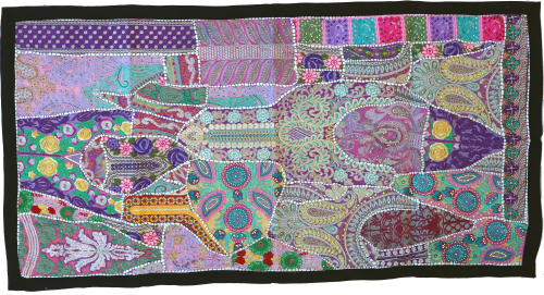 Patchwork wall hanging, tapestry, single piece 125*65 cm - pattern 8