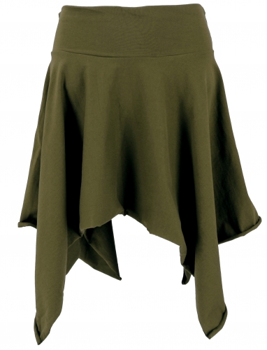 Pixi pointed skirt, elf skirt/top - olive/Pixi