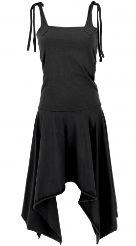 Convertible Goa dress, Psytrance festival dress, Pixi skirt - black