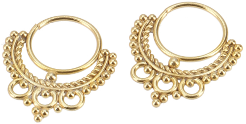 Creole, septum ring, nose ring, nose piercing, mini earring, ear piercing - Model 19 1,5 cm