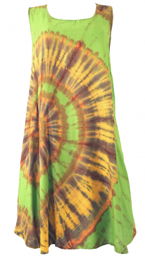 Batik tunic, hippie chic, beach dress, summer dress - lemon