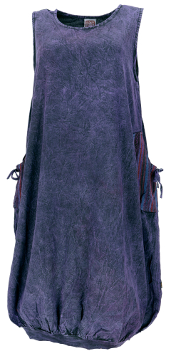 Boho summer dress, maxi dress made of cotton - purple