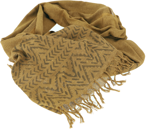 Hand-woven cotton scarf with tribal pattern, woven scarf - massala - 150x100 cm
