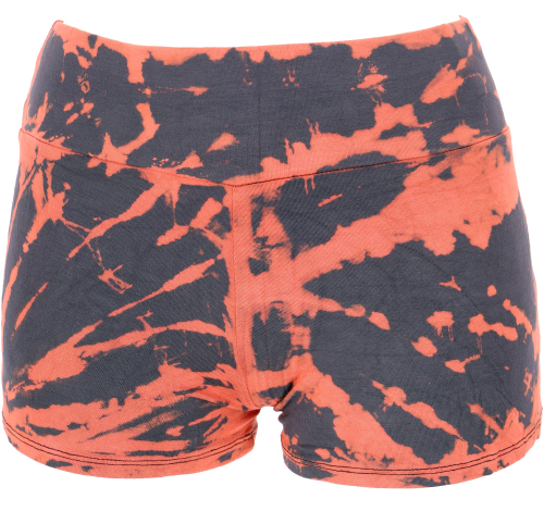 Batik panties, unique shorts, bikini panties - salmon orange/gray