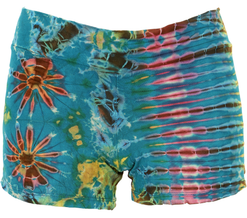 Batik panties, unique shorts, bikini panties - turquoise