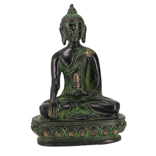 Brass Buddha statue Akshobaya Buddha 10 cm - Model 6