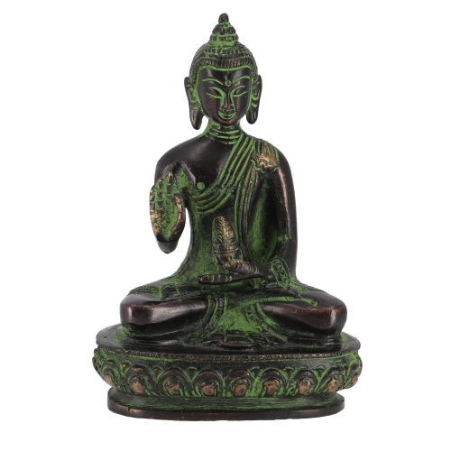 Brass Buddha statue Amoghasiddhi Buddha 11 cm - Model 17