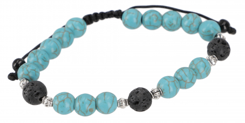 Mala bracelet, Tibetan hand mala, yoga jewelry, Buddhist jewelry, yoga bracelet - turquoise #2