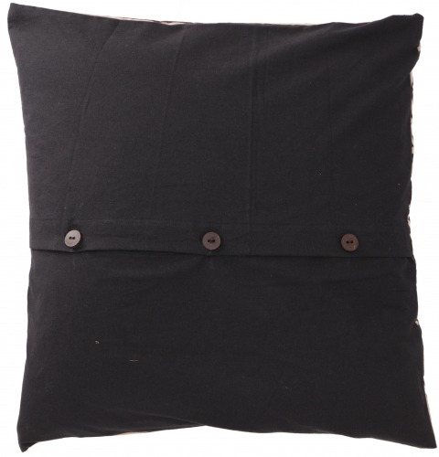 Block print cushion cover, decorative cushion cover, cushion cover ethno, traditional production - pattern 4