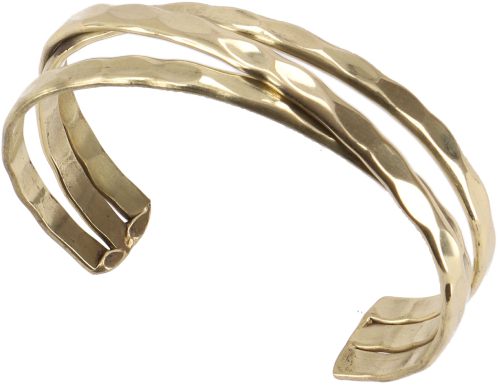 Boho bangles, ethno bangle, tribal jewelry - gold 6,5 cm