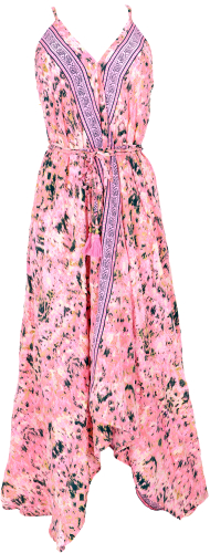 Boho summer dress, magic dress, maxi skirt, midi dress, convertible beach dress - pink